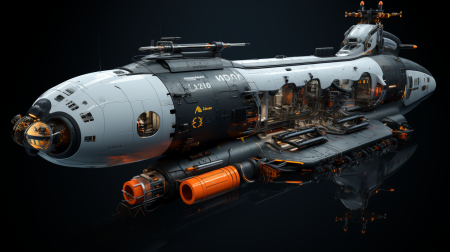 "Starfield" | Submarine concept | Exoplanet Deep-Ocean Research Fan-Art