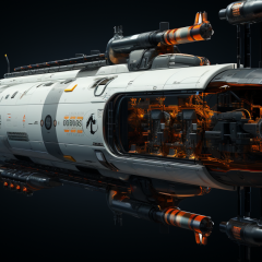 "Starfield" | Submarine concept | Exoplanet Deep-Ocean Research Fan-Art